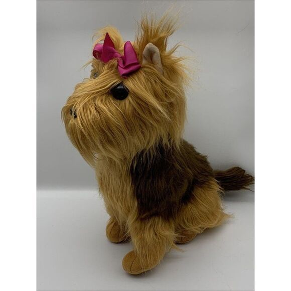 Nickelodeon JoJo Siwa BowBow the Yorkie Dog Plush 17" Pink Sparkle Jacket Bow - Picture 3 of 12